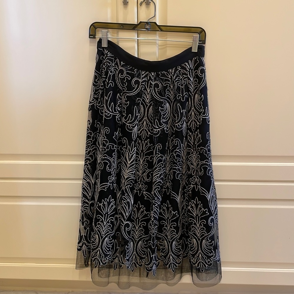 Nanette Lepore embroidered skirt